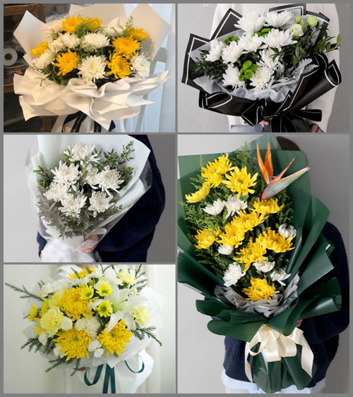 山西晋中介休市洪山镇磨沟村白事花束代送